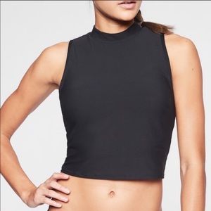Athleta rib rash guard black size XS